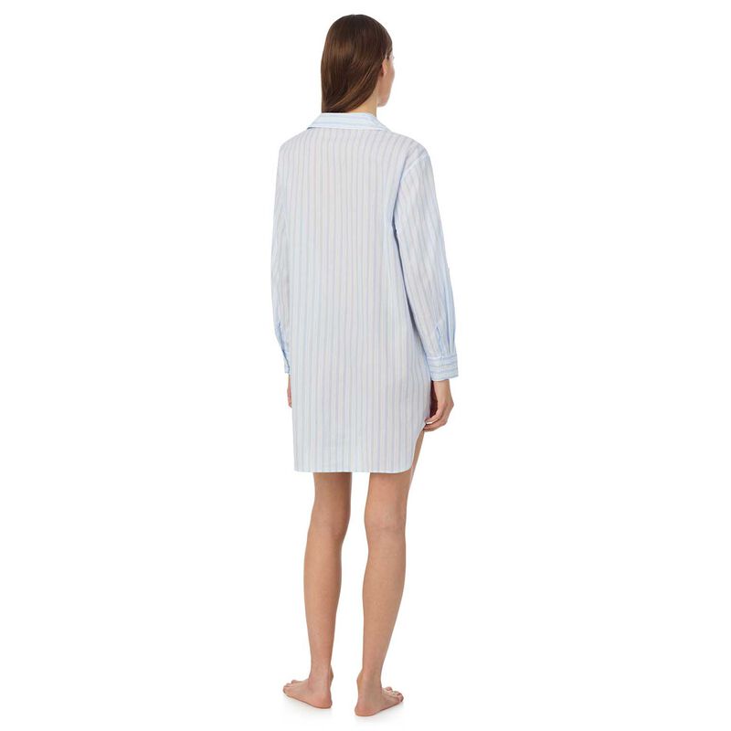 Lauren Ralph Lauren Cotton Lawn L/S His Shirt Sleepshirt image number 1